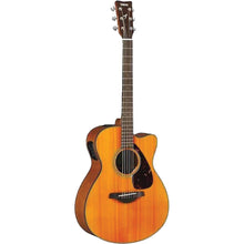 Load image into Gallery viewer, Yamaha FSX800C-VN Small Body, Cutaway Acoustic/Electric, Solid Spruce Top, Vintage Natural-Easy Music Center
