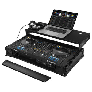 Odyssey FZGSDDJFLX61BL Black Label DJ Controller Case w/ Glide and 1U - Fits DDJ-FLX6-Easy Music Center