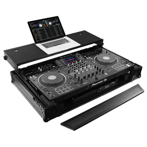 Odyssey FZGSXDJXZW1BL Black Label DJ Controller Case w/ Glide, Wheels, and 1U - Fits XDJ-XZ-Easy Music Center