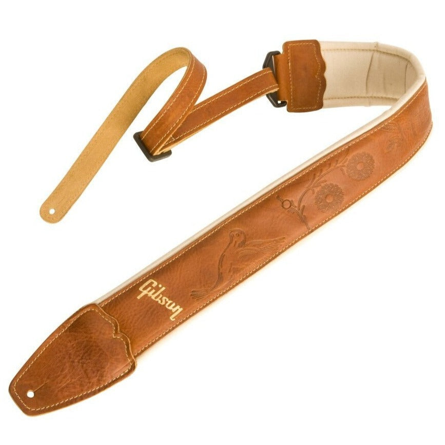 Heritage Premium Leather Guitar Strap - Brown