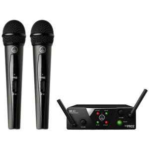 AKG WMS40MINI2-V-BD Dual Wireless Vocal Microphone System, Band BD-Easy Music Center