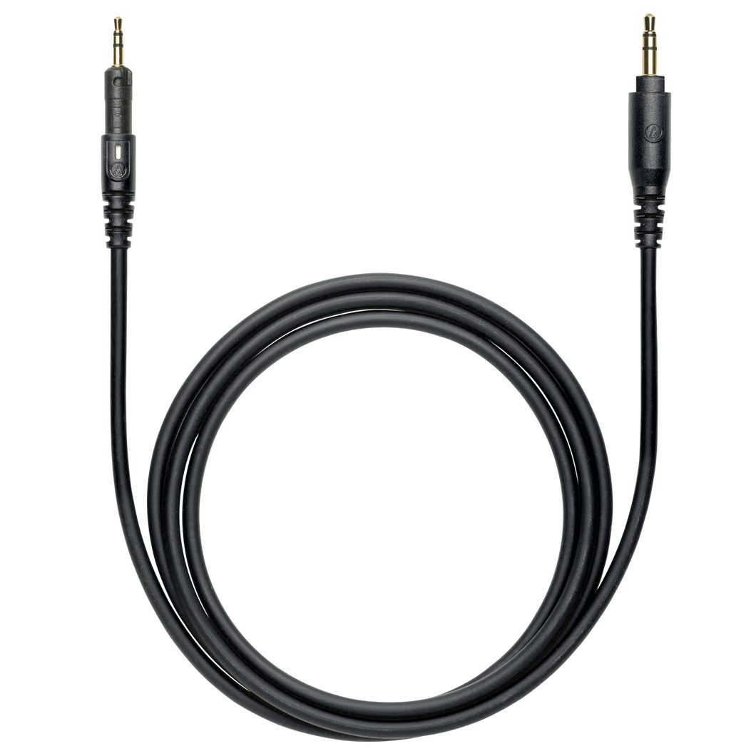 Audio-technica HP-SC Replacement Cable for ATH-M50X and ATH-M40X, Straight, 1.2m (3.9'), Black-Easy Music Center