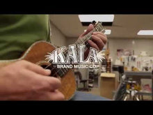 Load and play video in Gallery viewer, Kala KA-SSEBY-T Tenor Solid Spruce Top Striped Ebony Ukulele
