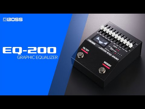 Boss EQ-200 Graphic Equalizer Effects Pedal – Easy Music Center