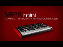 Load and play video in Gallery viewer, Akai MPKMINI3B Ultra Compact 25-Key Mini Keyboard Controller and Pads, Black
