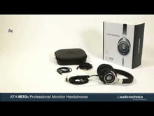 Load and play video in Gallery viewer, Audio-Technica ATH-M70X Closed-back Studio Headphone
