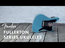 Load and play video in Gallery viewer, Fender 097-1653-013 Fullerton Jazzmaster Concert Ukulele, Tidepool
