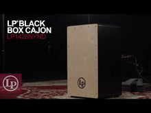 Load and play video in Gallery viewer, LP LP1428NYND LP Black Box Wire Cajon w/ Nat Birch Sound Board, Rubber Seat (AIMM Exclusive)
