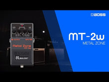 Load and play video in Gallery viewer, Boss MT-2W Metal Zone Waza Craft Distortion Pedal
