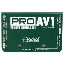 Load image into Gallery viewer, Radial Engineering R8001112 ProAV1 Mono DI-Easy Music Center

