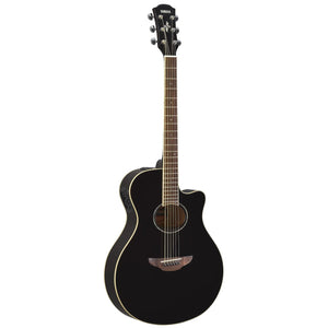 Yamaha APX600-BL Thinline Acoustic-Electric Guitar, Black-Easy Music Center
