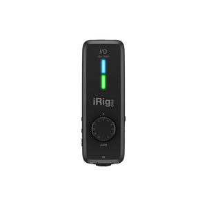 IK Multimedia IP-IRIG-PROIO-N iRig Pro I/O Instrument/Microphone Interface for iOS Devices-Easy Music Center