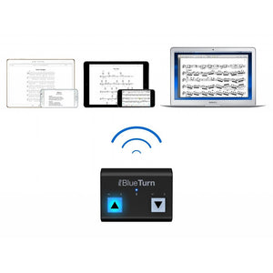 IK Multimedia IP-IRIG-BTURN iRig BlueTurn Wireless Page Turner for iPhone/iPad and Mac-Easy Music Center