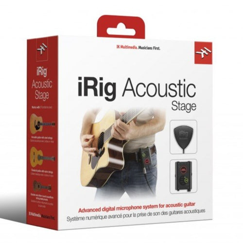 IK Multimedia IP-IRIG-ACOSTG iRig Acoustic Stage Advanced Digital Microphone System for Acoustic Guitar-Easy Music Center