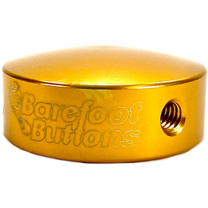 Barefoot Button 17-V1-ST-GL Pedal Button V1 3/8", Gold-Easy Music Center