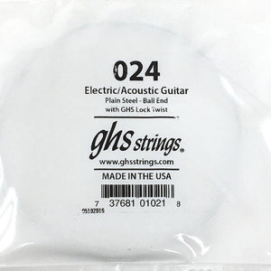 Ghs P024 Plain 024 Electric or Acoustic Guitar Single-Easy Music Center