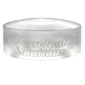 Barefoot Button 17-V1-ST-CR Pedal Button V1 3/8", Clear Acrylic-Easy Music Center