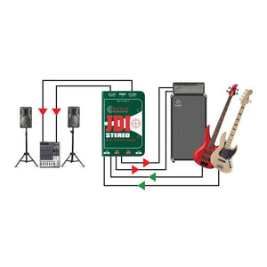 Radial Engineer R8001012 JDI Stereo, Passive Stereo DI w/ Jensen Transformer-Easy Music Center