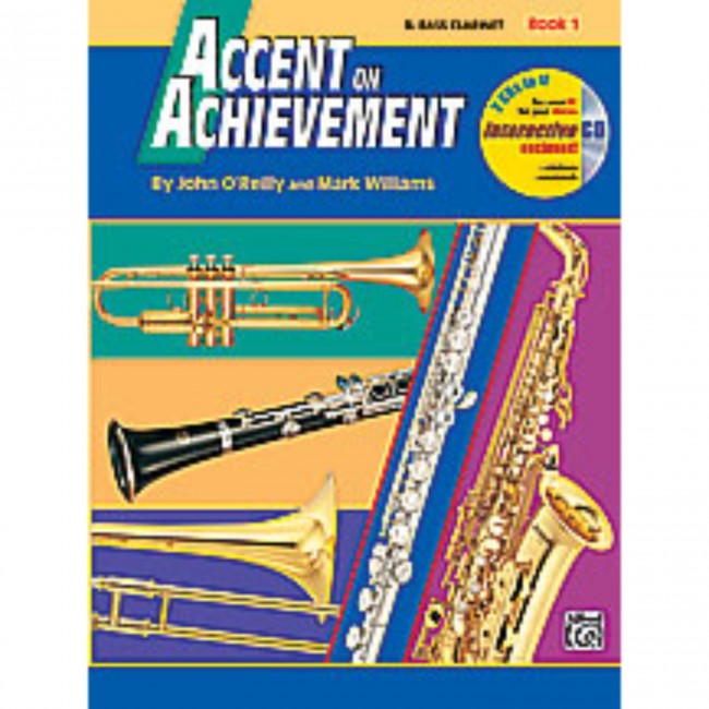 Alfred A-17086 Accent on Achievement Book 1 - Bass Clarinet-Easy Music Center