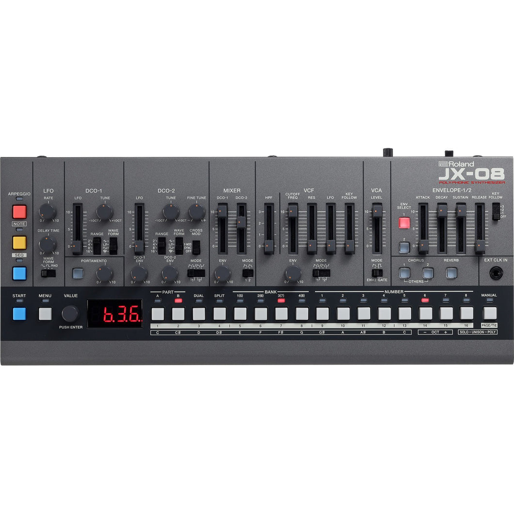 Roland JX-08 Polyphonic Synth Sound Module Based On JX-8P-Easy Music Center
