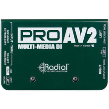 Load image into Gallery viewer, Radial Engineering R8001115 ProAV2 Stereo DI-Easy Music Center
