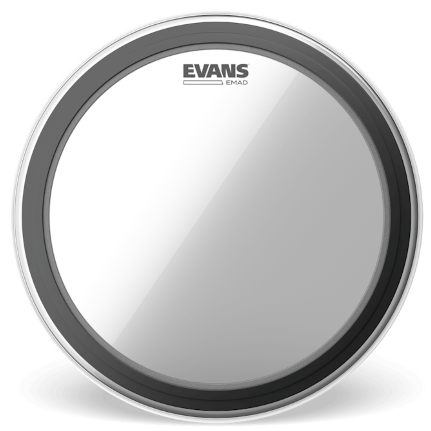 Evans BD16EMAD Clear Bass Drum Head, 16 Inch-Easy Music Center