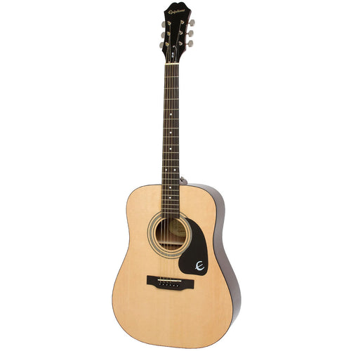 Epiphone EA10NACH1 DR-100 Dreadnought Acoustic Guitar, Natural-Easy Music Center
