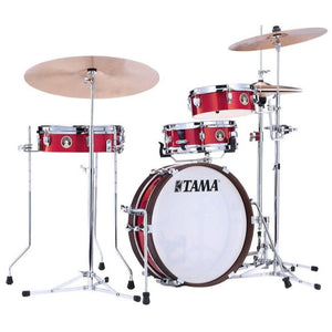 Tama LJK48PBRM Club-JAM Pancake 4pc Shell Kit, 10, 13, 18, 12s, Burnt Red Mist-Easy Music Center