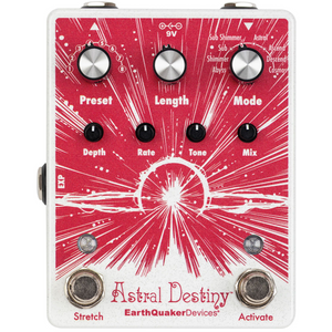 Earthquaker ASTRALDESTINY Modulated Octave Reverb Effects Pedal-Easy Music Center