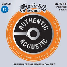 Load image into Gallery viewer, Martin MA550FX Authentic Flexible Core, Medium, 92/8, 13-56-Easy Music Center
