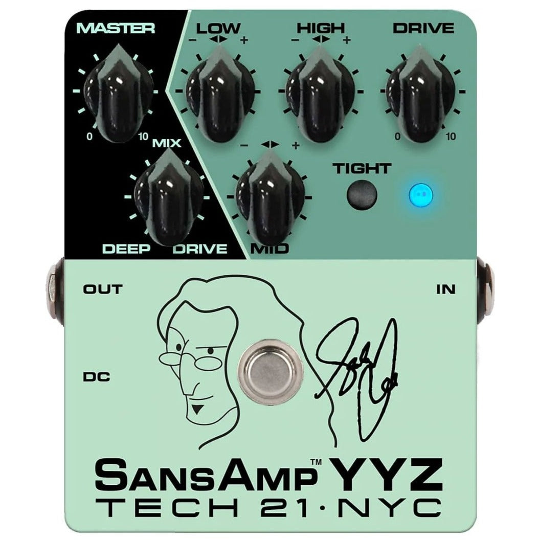 Tech21 YYZ Geddy Lee Signature SansAmp YYZ - Bass Pre-amp Pedal-Easy Music Center