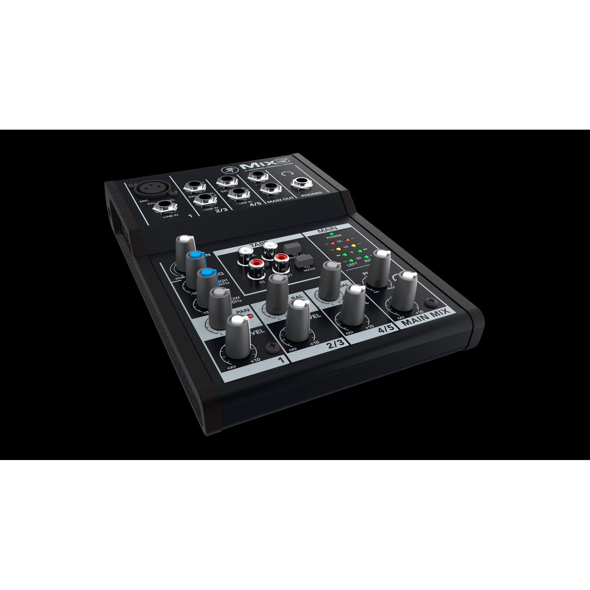 Mackie MIX5 Compact 5 kanalen mixer Mackie MIX5 Compact 5 kanalen mixer
