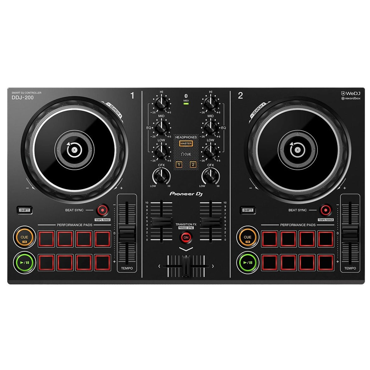 DDJ-200　即購入可　Hashi Pioneer DJ DDJ-200 SMART DJ CONTROLLER スマートDJコントローラー