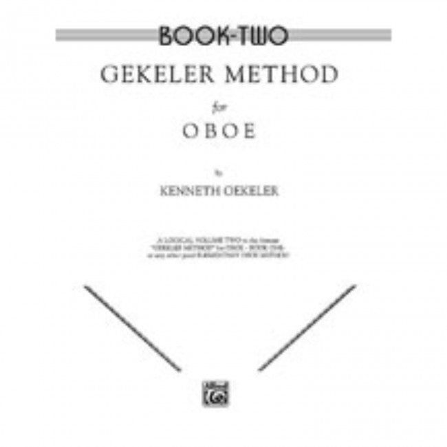 Alfred EL00095 Gekeler Method for Oboe Book 2-Easy Music Center
