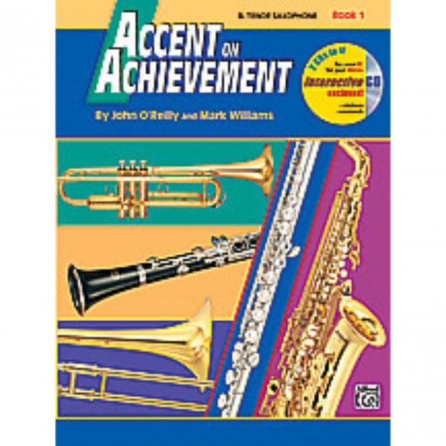 Alfred A-17088 Accent on Achievement Book 1 - Tenor Sax-Easy Music Center