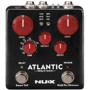 NUX NDR-5 Atlantic Delay & Reverb Pedal-Easy Music Center