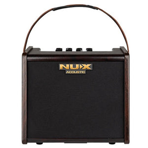 NUX AC-25 Stageman 2-Channel 25W Acoustic Amplifier w/ Battery-Easy Music Center