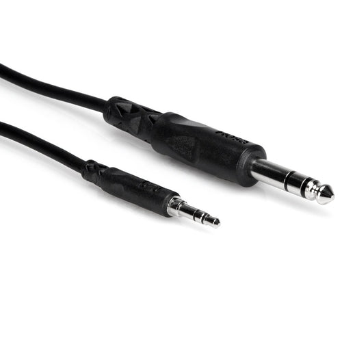 Hosa CMS-105 Stereo Interconnect 3.5mm TRS to 1/4 in TRS 5 ft-Easy Music Center