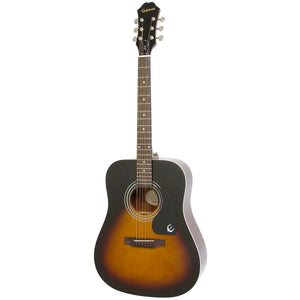Epiphone EA10VSCH1 DR-100 Acoustic Guitar, Vintage Sunburst-Easy Music Center