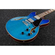 Load image into Gallery viewer, Ibanez AS73FMAZG Artcore Flame Maple Azure Blue Gradation-Easy Music Center
