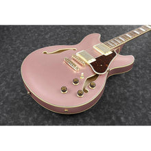 Load image into Gallery viewer, Ibanez AS73GRGF Artcore Standard Guitar, HH, Hard-Tail, Rose Gold Metallic Flat-Easy Music Center
