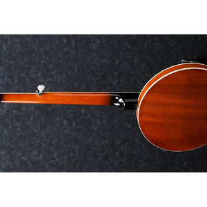Ibanez B50 5 String Banjo, Mahogany, Resonator, Natural-Easy Music Center