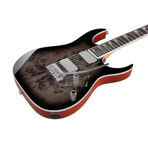Ibanez GRG220PA1BKB Gio RG Electric Guitar, w/ Trem, HH - Elite, Transparent Brown Black Burst-Easy Music Center