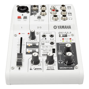 Yamaha AG03 3-Channel Mixer/USB Audio Interface-Easy Music Center