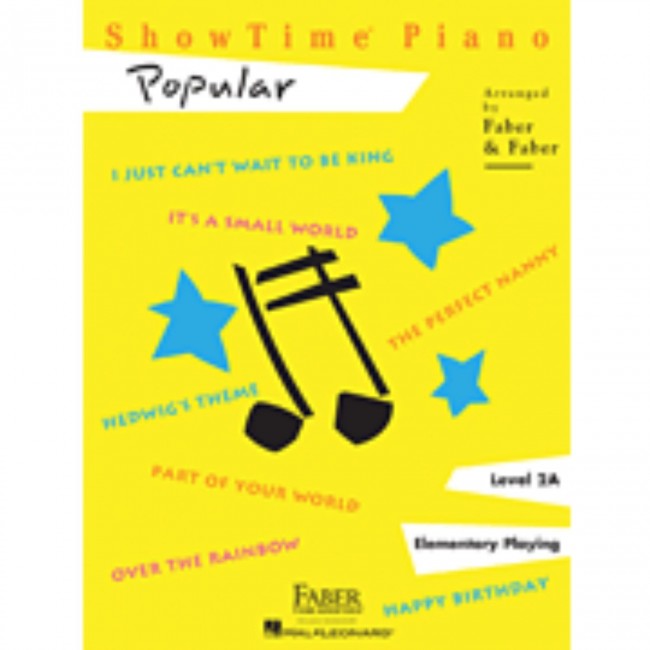 Hal Leonard HL00420152 ShowTime Piano - Level 2A - Popular-Easy Music Center