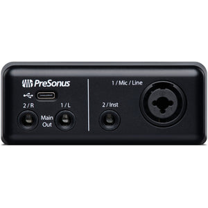 Presonus AUDIOBOXGO Ultra-Compact 2x2 Audio Interface-Easy Music Center
