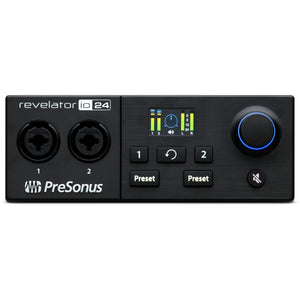 PreSonus REVELATOR-IO24 USB-C Audio Interface w/ Integrated Loopback and Effects-Easy Music Center
