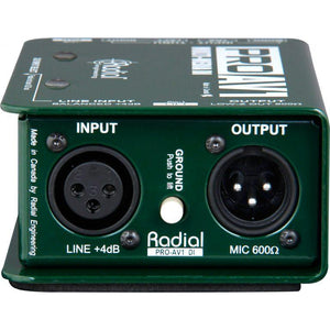 Radial Engineering R8001112 ProAV1 Mono DI-Easy Music Center