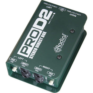 Radial Engineering R8001102 ProD2 2-Ch Passive DI Box-Easy Music Center