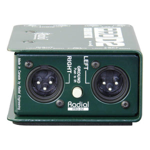 Radial Engineering R8001102 ProD2 2-Ch Passive DI Box-Easy Music Center